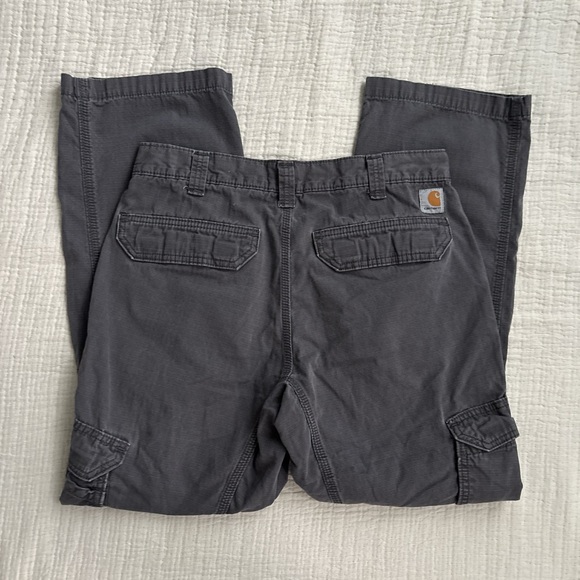 carhartt charcoal grey cargo pants - Picture 3 of 5